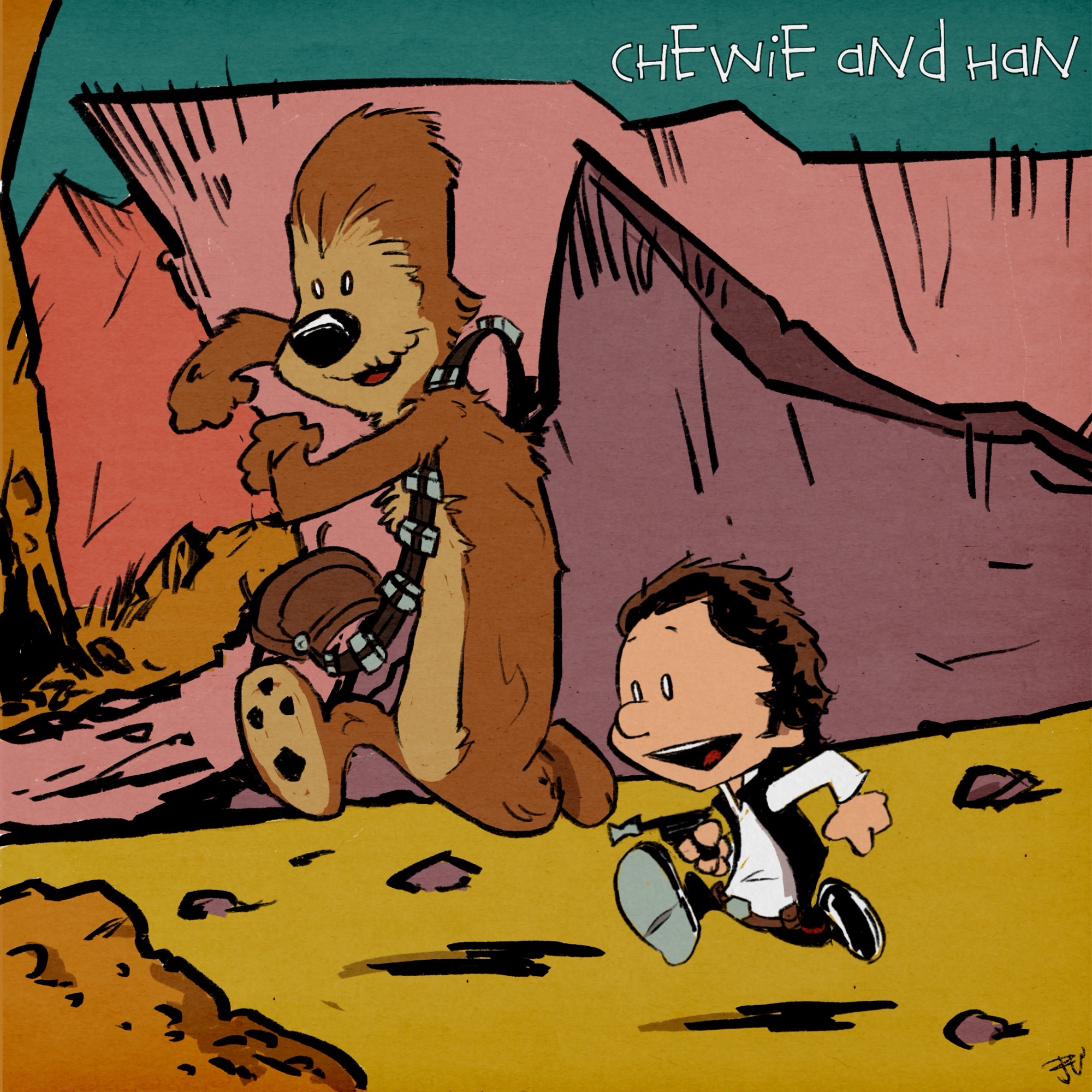 Chewie and Han